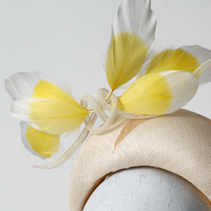 Band with feather bow