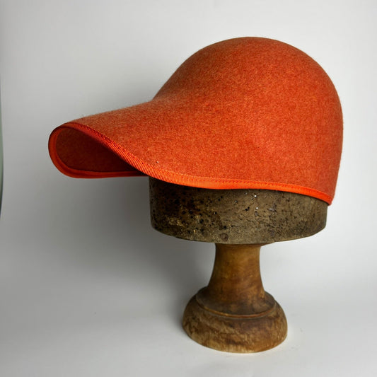 Burnt Orange Shell Cap