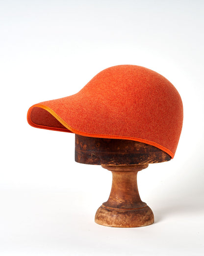 Burnt Orange Shell Cap
