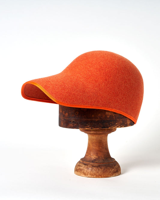Burnt Orange Shell Cap